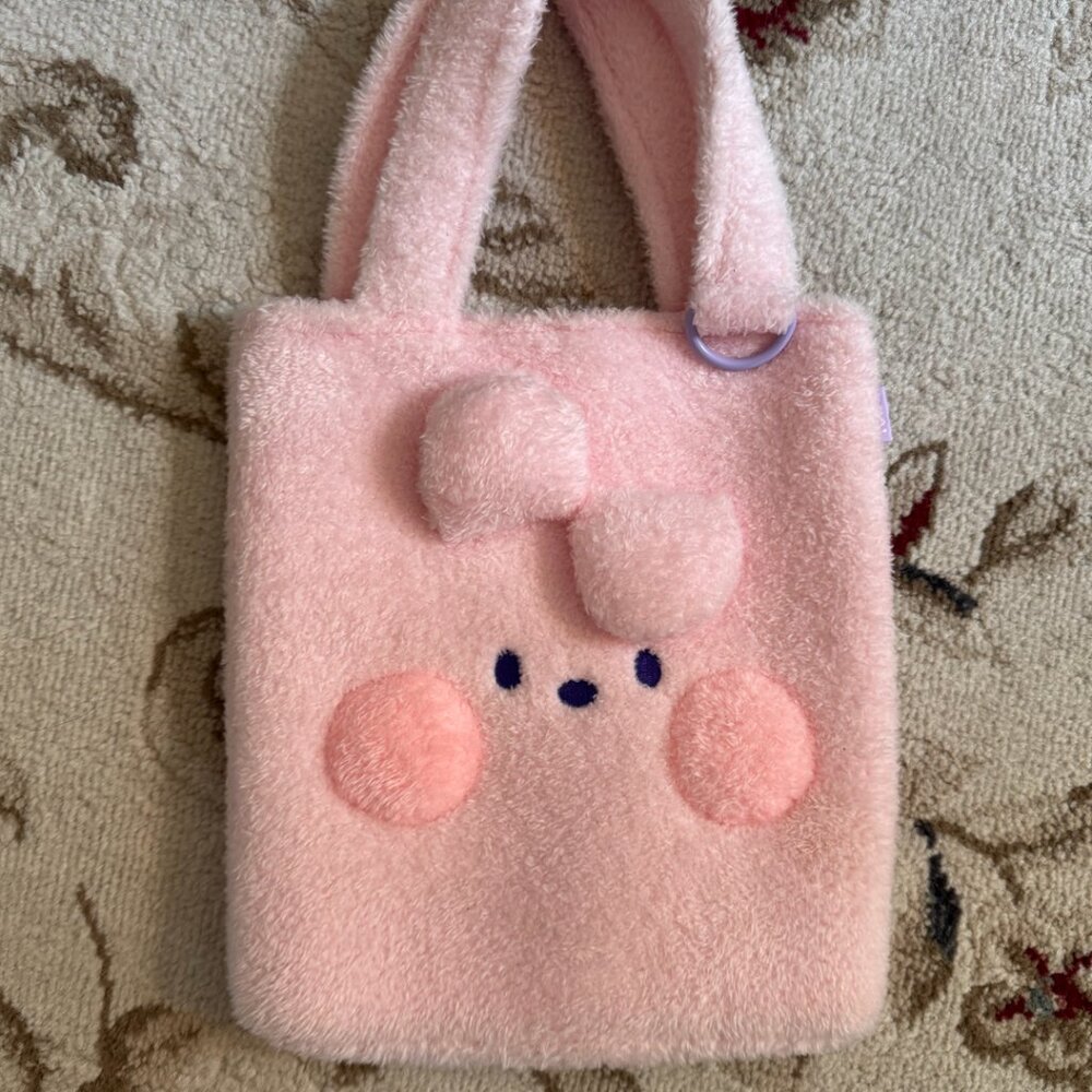 BTS Jungkook Kookie BT21 plush bag purse